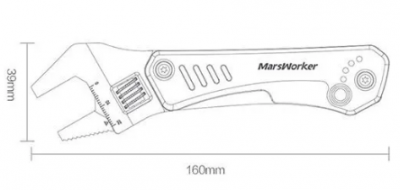 Мультитул Xiaomi MarsWorker Multifunction Wrench Mshh001 (черный)