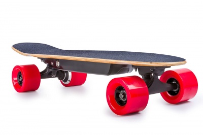 Скейтборд Electric longboard Red wheels