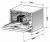 Посудомоечная машина DeLonghi Ddw05t Zaffiro nero