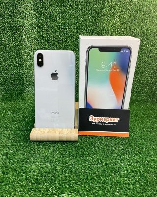 apple Iphone Xs 64Gb silver Ростест (Б/У)