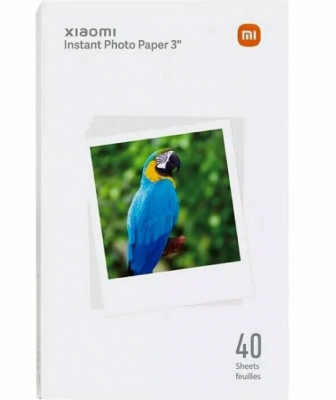 Фотобумага самоклеющаяся Xiaomi Instant Photo Paper 3 inches (40 листов + 1 лента)